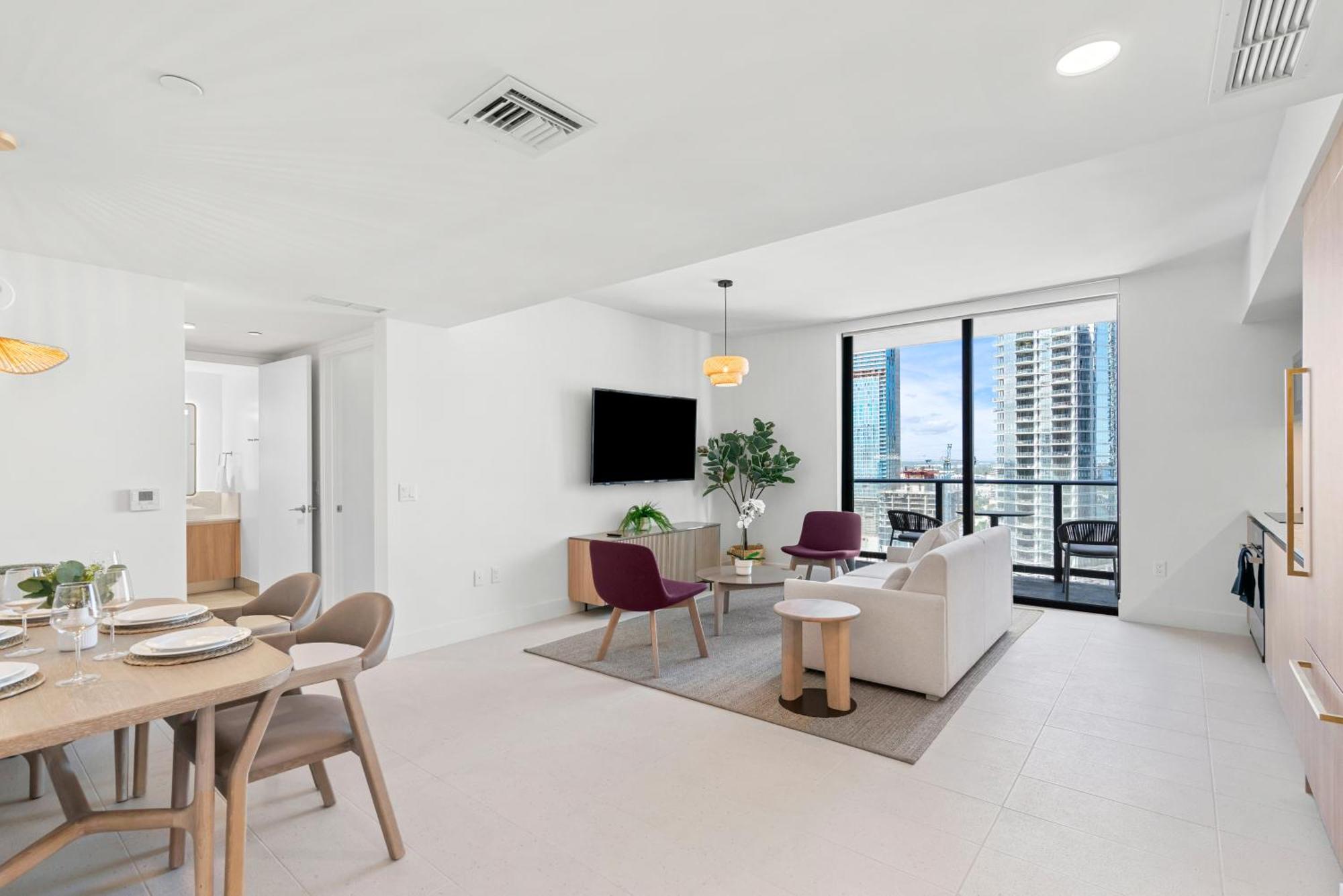 New 26th Floor Amazing View 2br-2ba Appartamento *